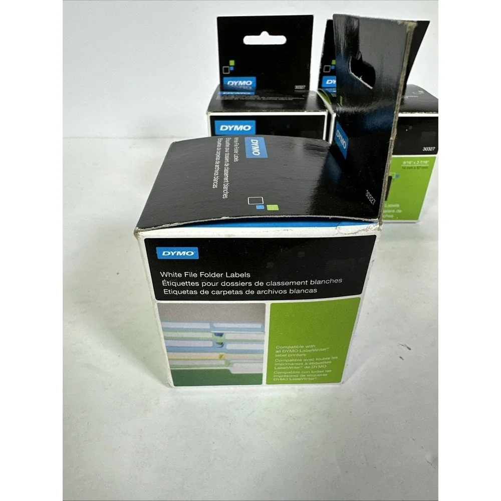 DYMO 30327 File Folder Labels White 9/16